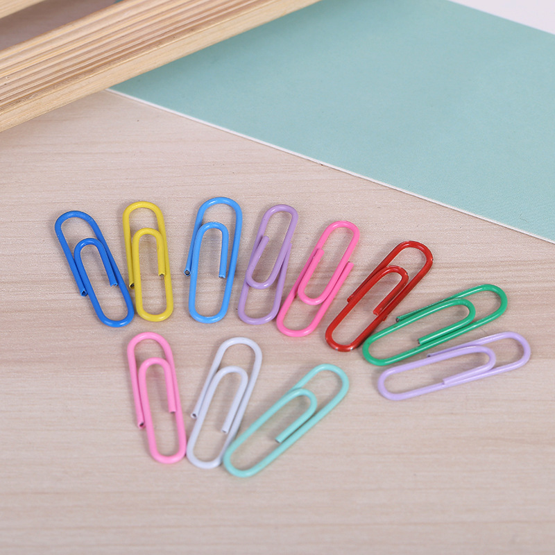 In 2020, 1 kilogram of practical color paper clips, paperbacks, office binding supplies and financial supplies Specification image