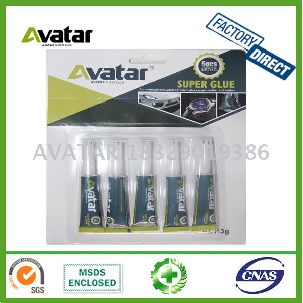AVATAR instant super glue repair shoe glue universal adhesive wholesale 3g