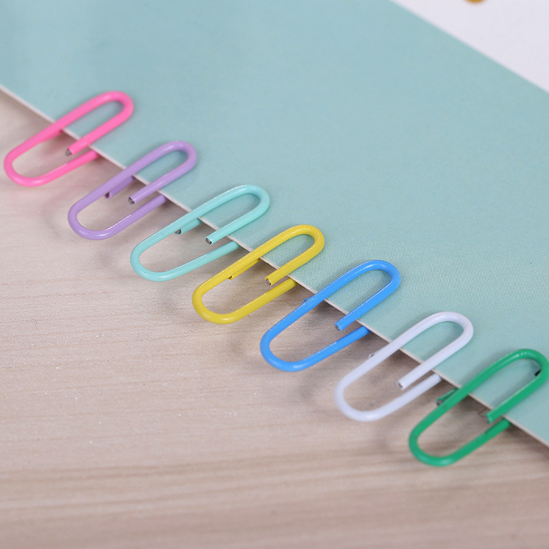 In 2020, 1 kilogram of practical color paper clips, paperbacks, office binding supplies and financial supplies details Picture