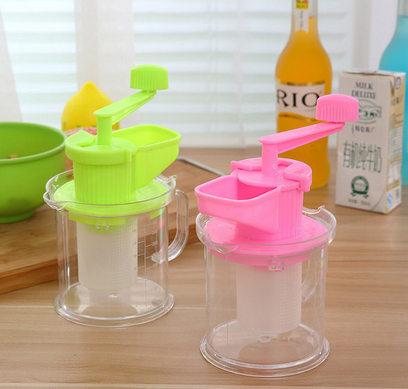 Home hand soy milk machine Multi-function juicer Manual mini soy milk machine Juicer Kitchen gadgets