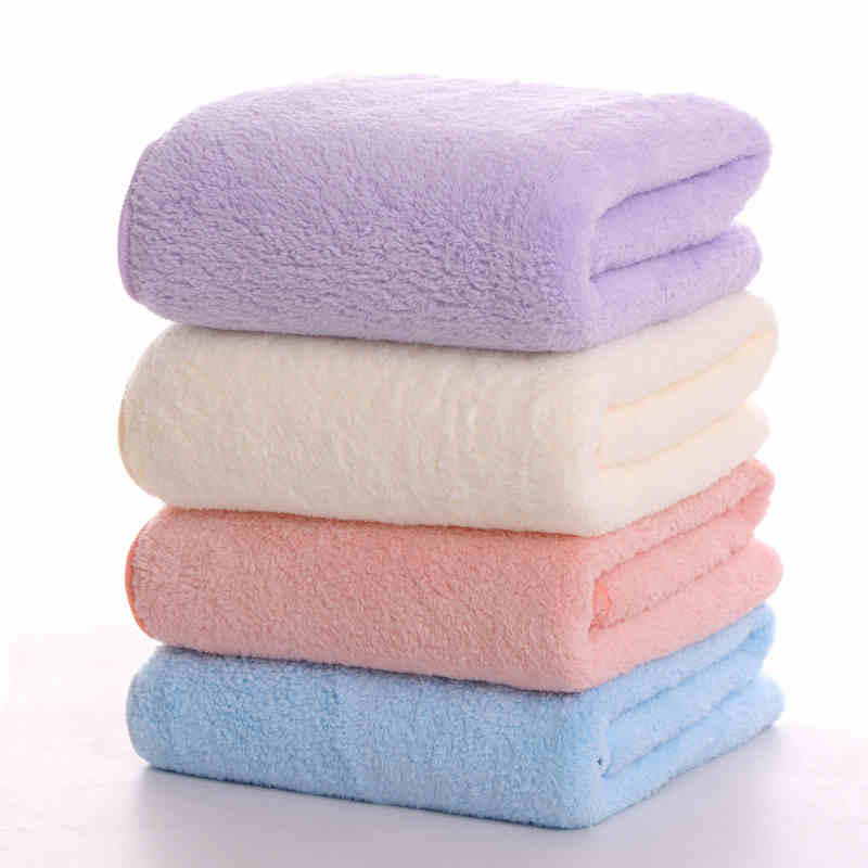 Coral velvet snow velvet Gift towel absorbent bath towel for export to Japan thumbnail