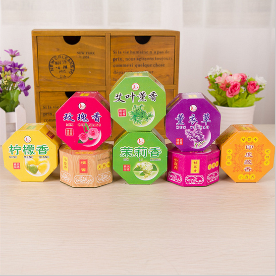 Incense pure natural sandalwood small tray incense calming indoor aromatherapy toilet toilet deodorization purification bedroom air fragrance