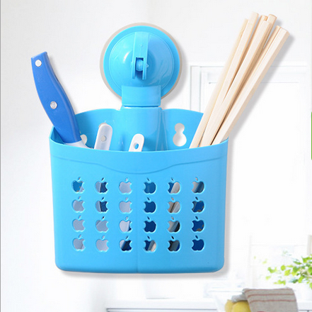 New vacuum with suction cup double tube drain chopsticks cage Chopsticks shelf kitchen chopsticks rack kitchen gadgets