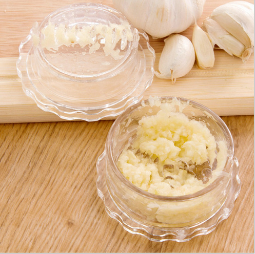 Kitchen good helper twist garlic box | garlic blender | garlic press transparent bag kitchen gadgets