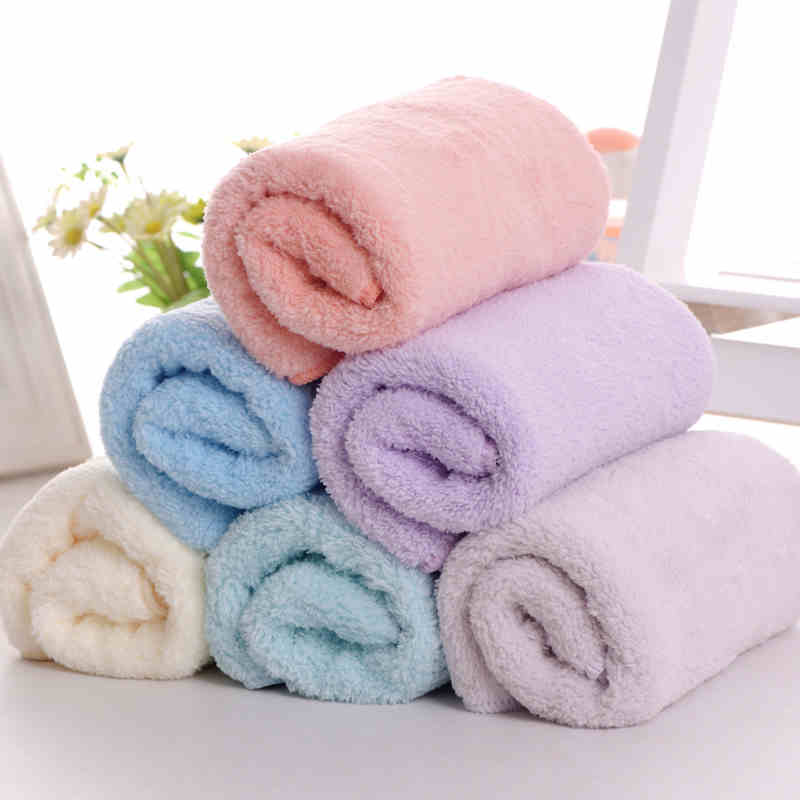 Coral velvet, snow velvet, long velvet, soft and absorbent gift towels are exported to Japan