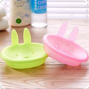 Soap box Creative Double soap dish Home soap box Color cartoon bunny soap box TV TV shopping