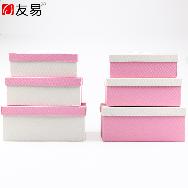 厂家定做韩式礼品盒正方形礼品盒创意特种纸礼品盒子现货批发