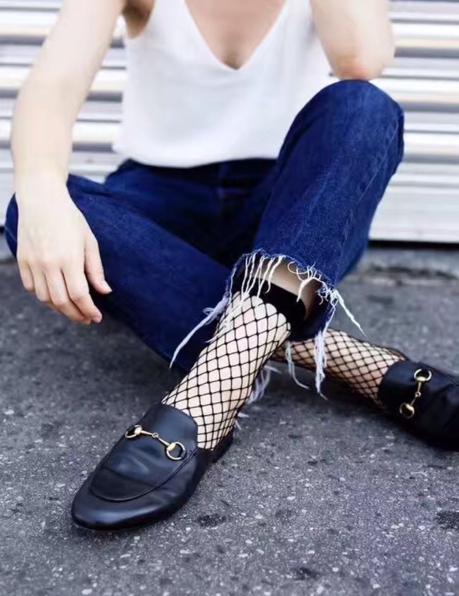 运动、休闲棉袜实物图