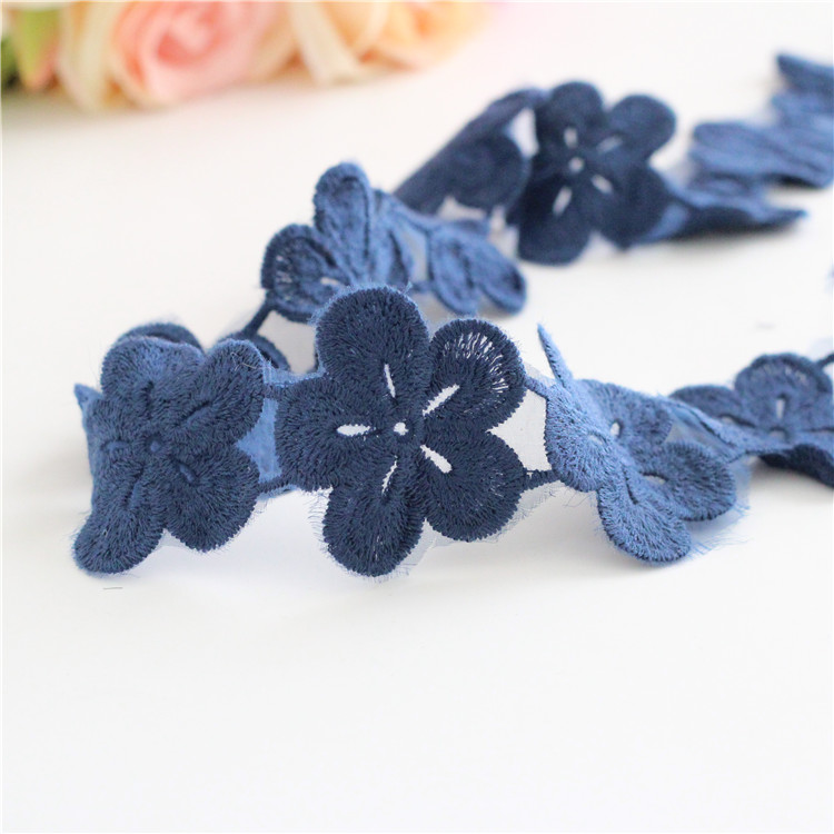 5-petal cotton thread lace is available in stock Application Scenario