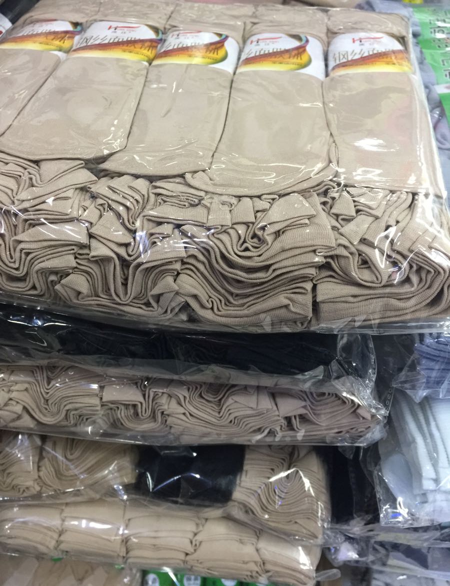 超弹钢丝短袜细节图