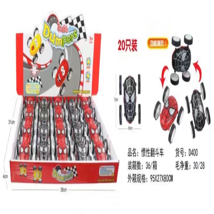 Inertial dump truck Cartoon spider Children's inertial car Panpan toys