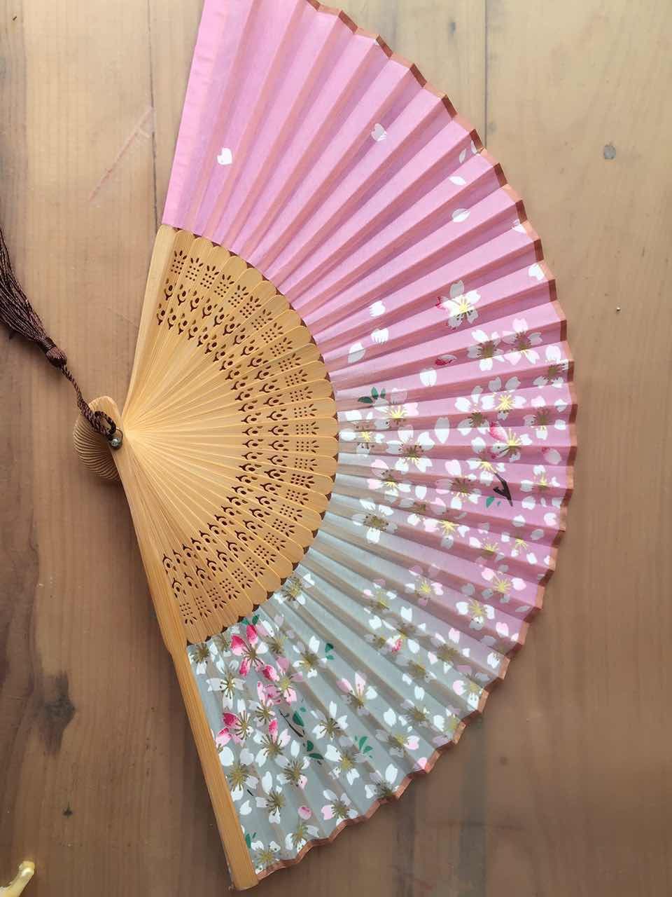 扇子折扇中国古风扇子。女士扇子细节图