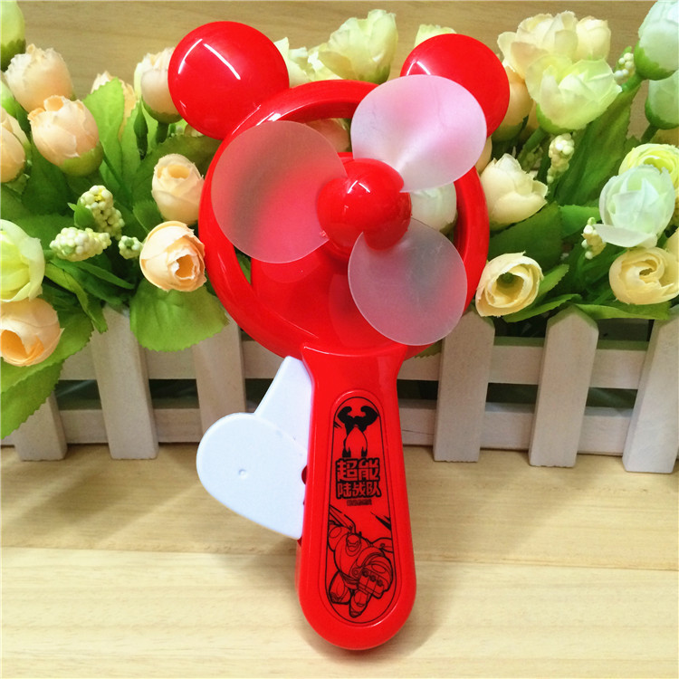 新款迷你 户外儿童便携手持扇 KT叮当猫小黄人龙猫风扇产品图