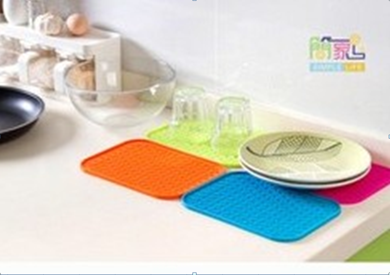 Pot mat Creative silicone non-slip large heat insulation mat table mat kitchen gadgets