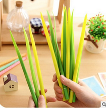 Cute little fresh high simulation grass super soft super feel super visual neutral pen novel special products