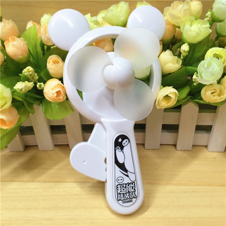 新款迷你 户外儿童便携手持扇 KT叮当猫小黄人龙猫风扇细节图