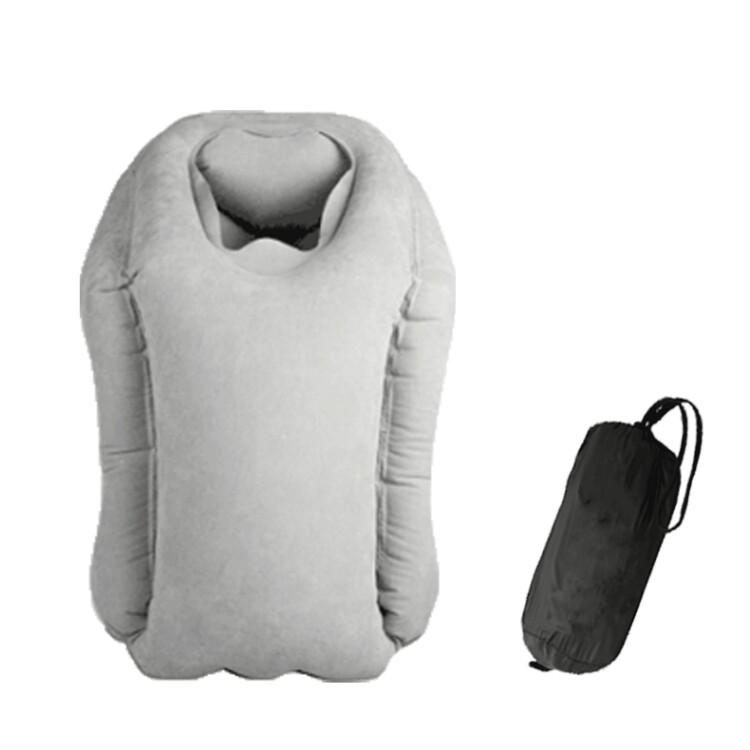Air-filled U-shaped pillow portable U-shaped pillow sleeping device for long distance airplane travel