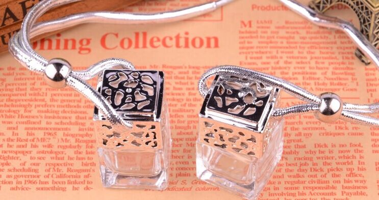 批发汽车空瓶挂件 汽车玻璃空瓶批发 可加香水 汽车挂件产品图