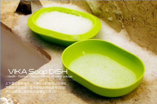 vika soap box Korean soap box practical novel sponge soap box