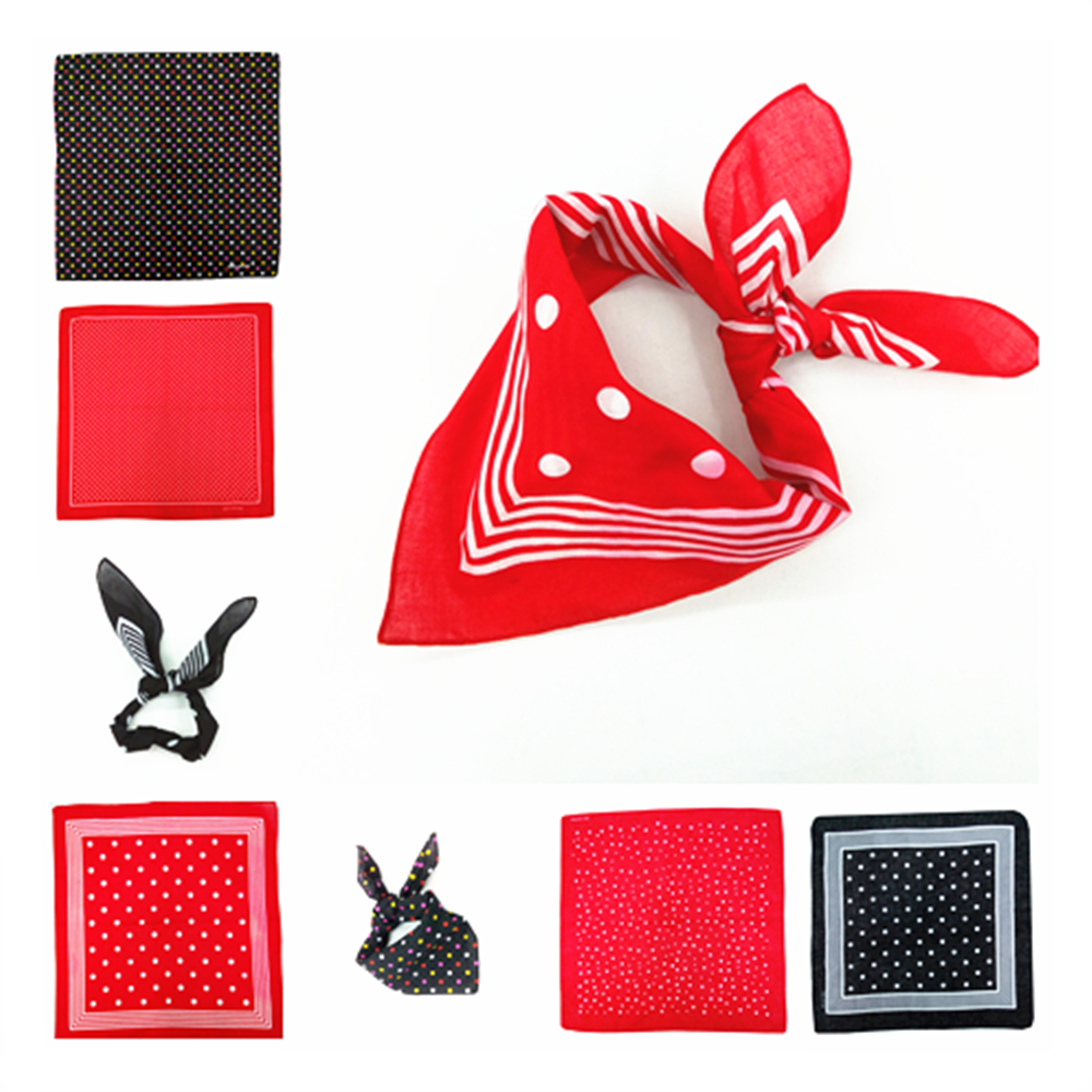 Pure cotton 55-cm headscarf for outdoor cycling thumbnail