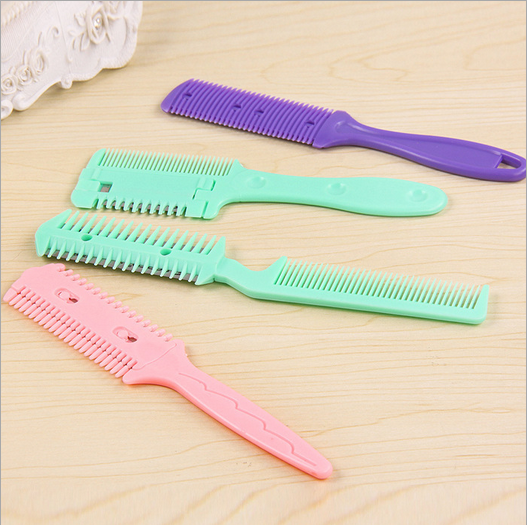 Bangs trimmer, thinning device, hairdressing blade comb, children's hair cutting device, TV TV shopping