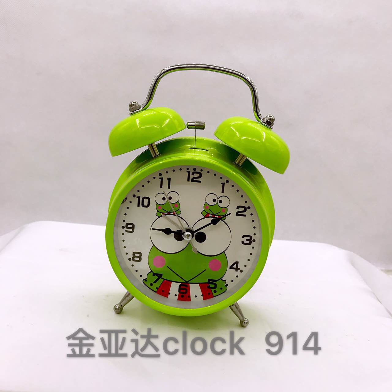 Bell alarm clock, student alarm clock, cartoon side bell clock Application Scenario