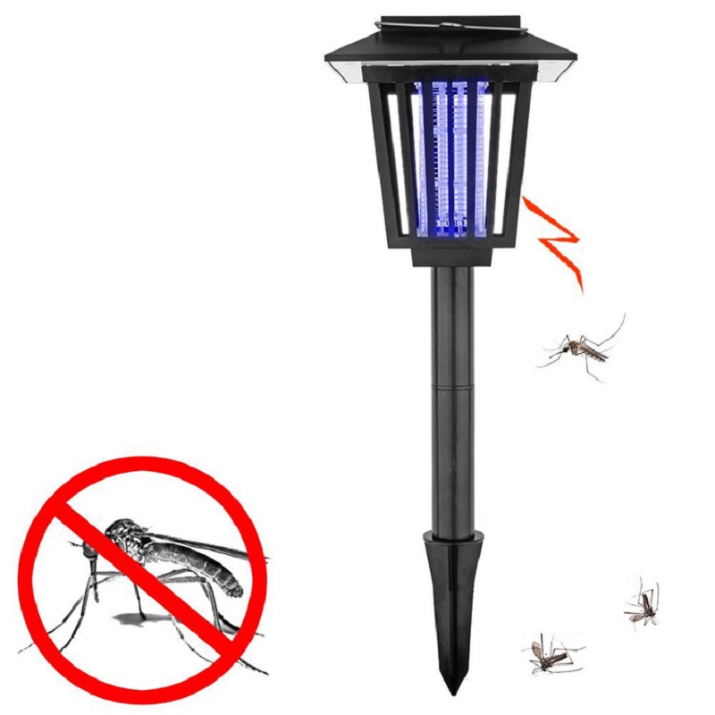 Solar energy dual use garden scenic spot lawn lighting pest control lamp