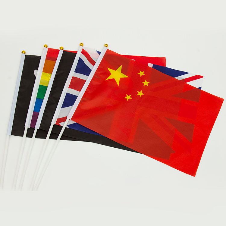 世界各国国旗8号小国旗 小旗帜小红旗手摇旗万国旗 可定制