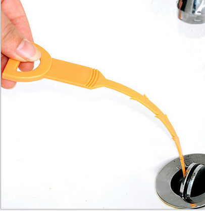 Bathroom sink dredger Kitchen sink pipe cleaning hook toilet dredger kitchen gadget