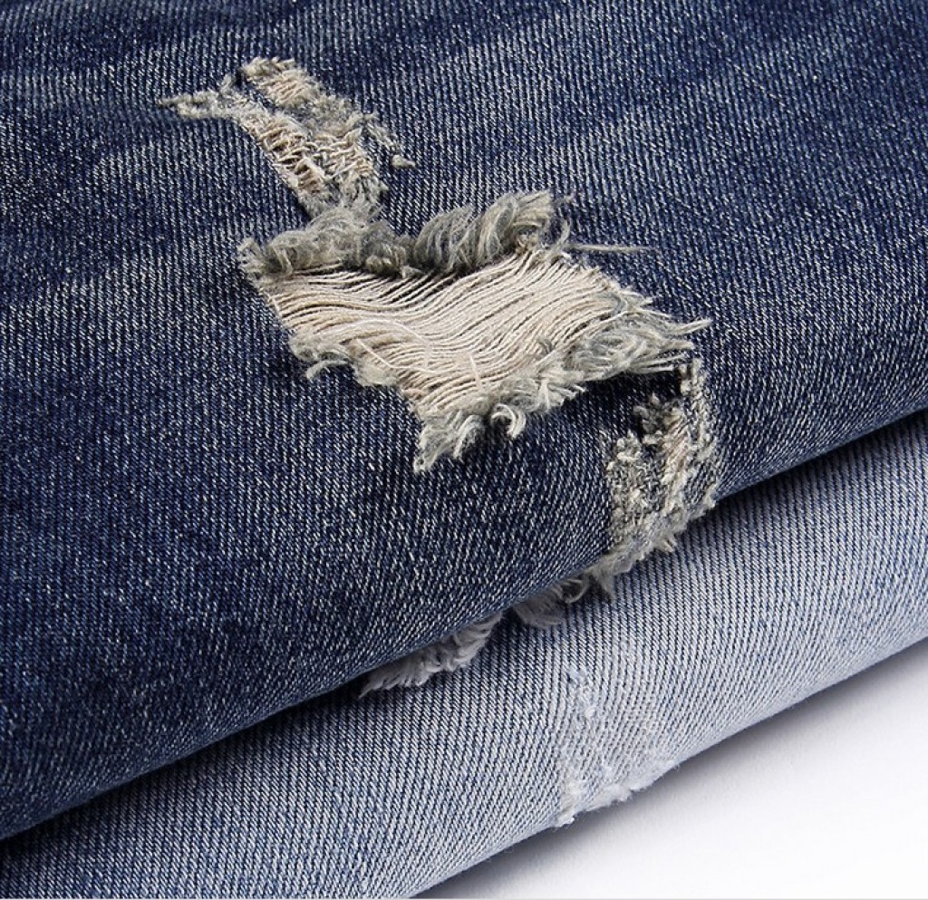 Ripped jeans, capri pants, loose straight-leg pants for women, light-colored bf beggar pants, spring and autumn pants Application Scenario