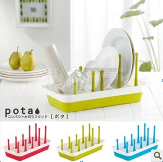 Cup and Saucer drain rack kitchen shelving bowl and dish rack plastic cup and saucer rack