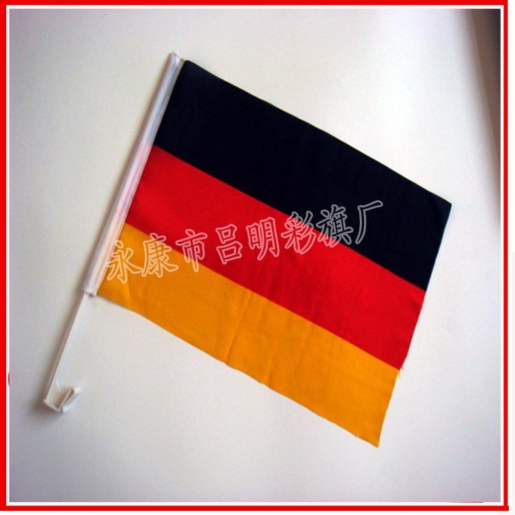 热销30*45cm 德国车旗各种尺寸德国旗