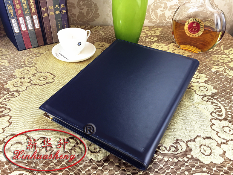 高档餐馆A4皮革菜谱封皮餐厅菜单本餐桌菜单夹点菜夹价细节图