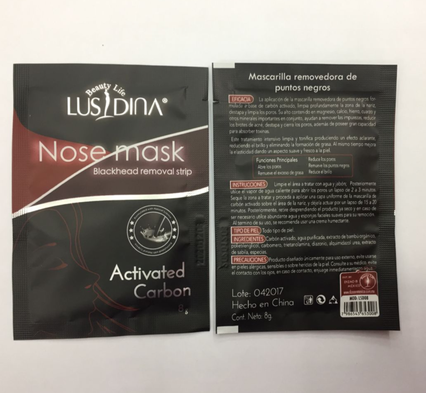 Nose membrane black head nose membrane to remove black head acne nose membrane mineral black mud suction black head tear pull nose paste full figure
