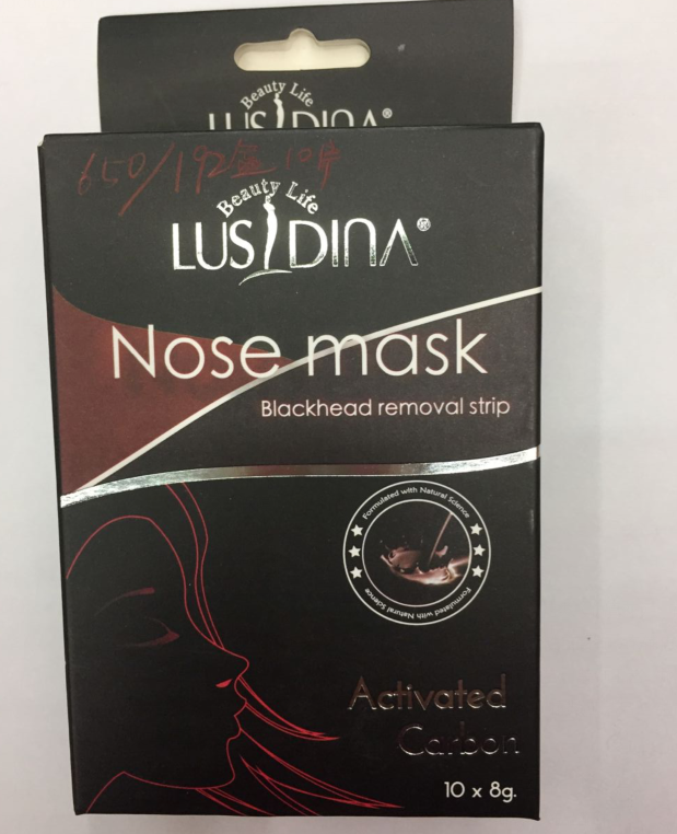 Nose membrane black head nose membrane to remove black head acne nose membrane mineral black mud suction black head tear pull nose paste details Picture
