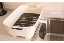 Double cupboards and saucers for kitchen supplies; drip tray holder; multi-function cupboards and saucers; drain rack for kitchen gadgets