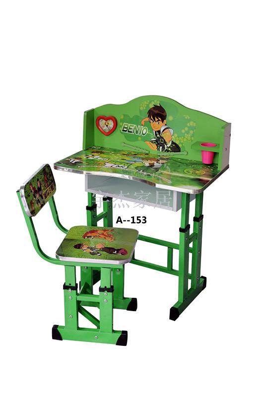 Household student desks, study desks, primary school student desks and chairs details Picture