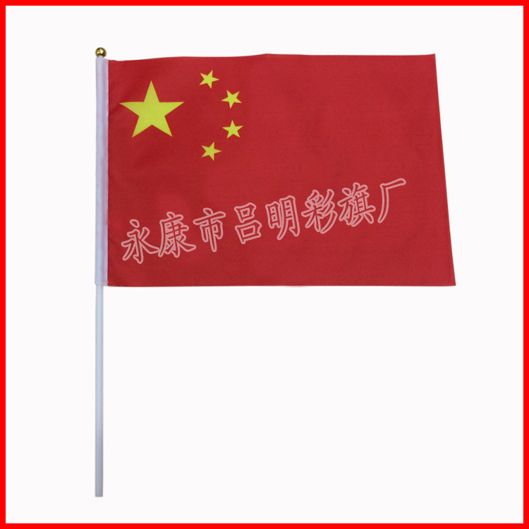 供应中国小国旗手旗，14*21cm热销手摇旗
