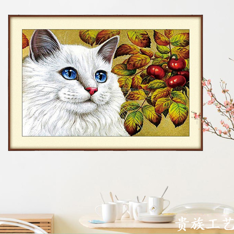 The best-selling Russian diamond "Cat Painting Magic Perfect Diamond" is a bestseller details Picture