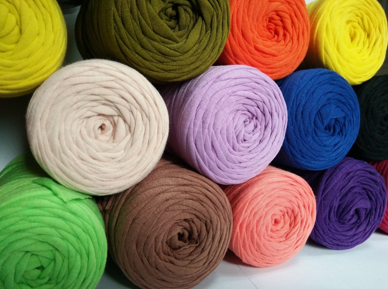 Factory direct sales of DIY fabric thread, hand-knitted thread, bag thread and floor mat thread, customizable Specification image