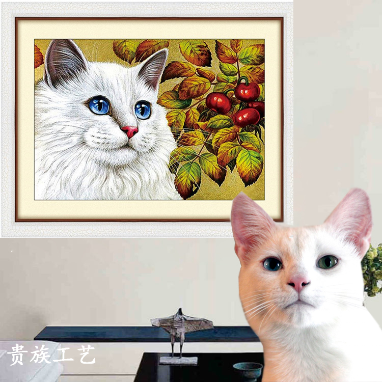 The best-selling Russian diamond "Cat Painting Magic Perfect Diamond" is a bestseller Specification image