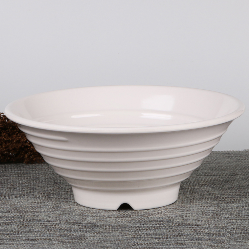 684高档A5密胺碗味千拉面碗加厚耐高温仿瓷尖底碗多色