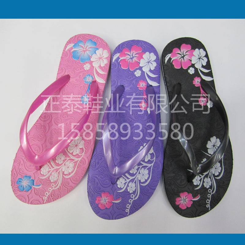 Supplying flower-shaped EVA women's flip-flops