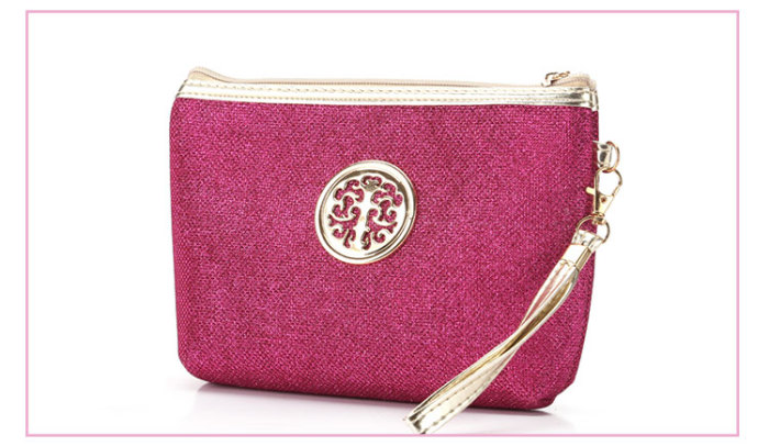 glitter欧美格利特亮皮化妆包收纳包外贸手提包 厂家直销细节图