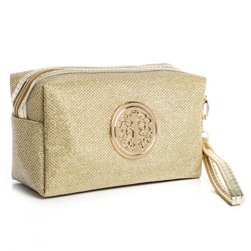 glitter欧美金粉手拿化妆包亮皮收纳包 厂家直销