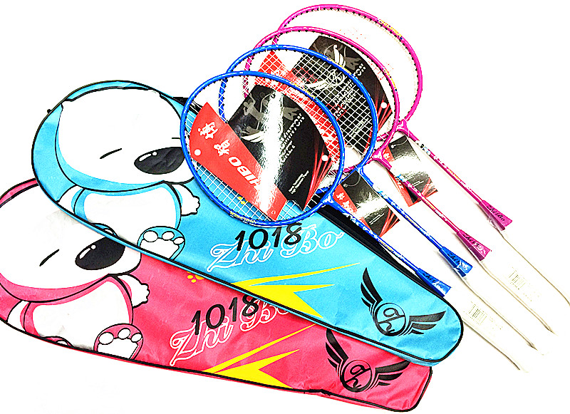 Factory direct sales of Zhibo 1018 children's badminton rackets, specially designed for schools Specification image