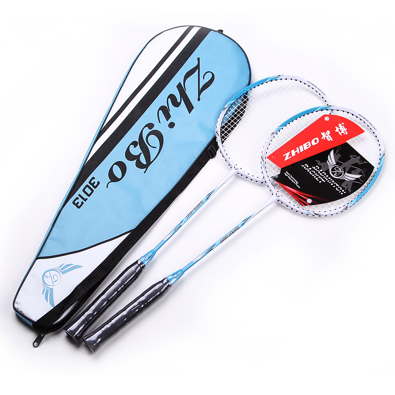 厂家直销 智博一体碳素 3013羽毛球拍 羽毛球 品质保证详情图1