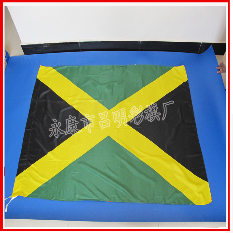 供应80*120cm国旗 环保材料国旗 厂家直销牙买加国旗