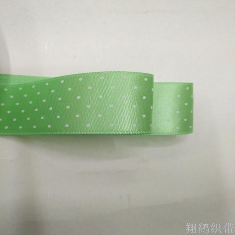 8 minutes 2.5 cm polyester printed small dot hair accessories, clothing, hats, ribbon decorative accessories Specification image