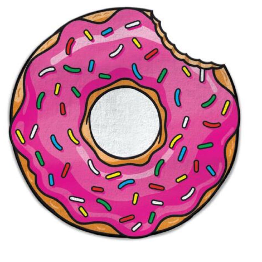 European and American style foreign trade beach towels, shawls, acrylic, Amazon, hamburgers, pizzas, doughnuts, French fries and other polyester details Picture